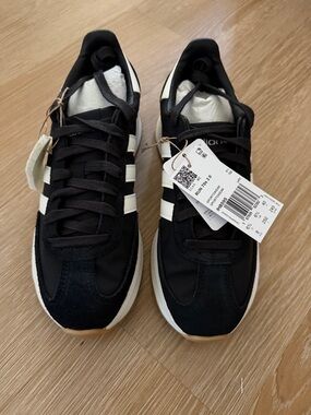 Adidas Women’s Black & White Retro Runner Sneakers